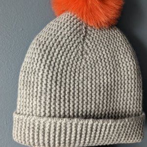Autumn Cashmere grey cashmere hat